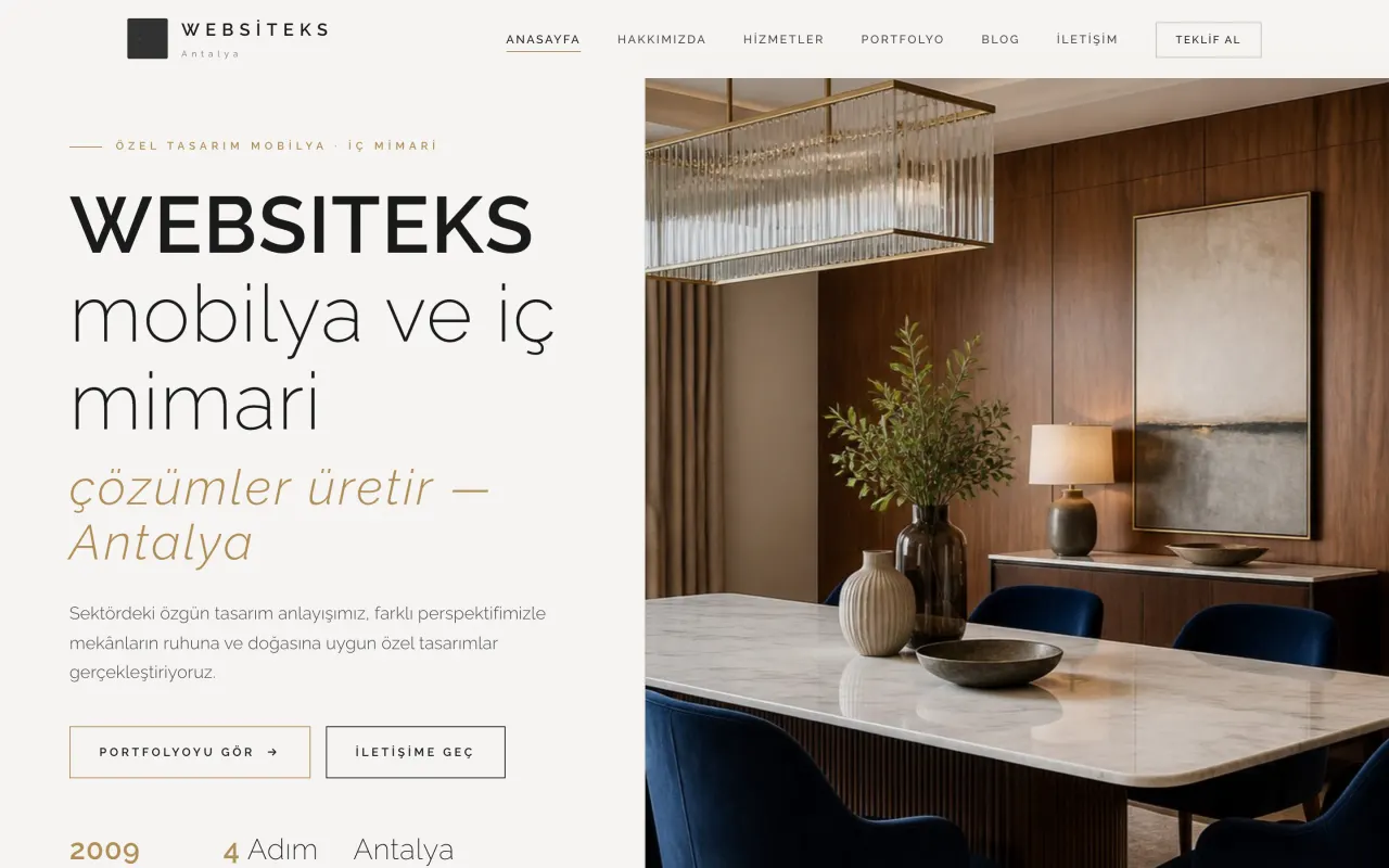 DURU şablonu - Sade ve berrak kurumsal site; okunaklı tipografi, geniş beyaz alan.